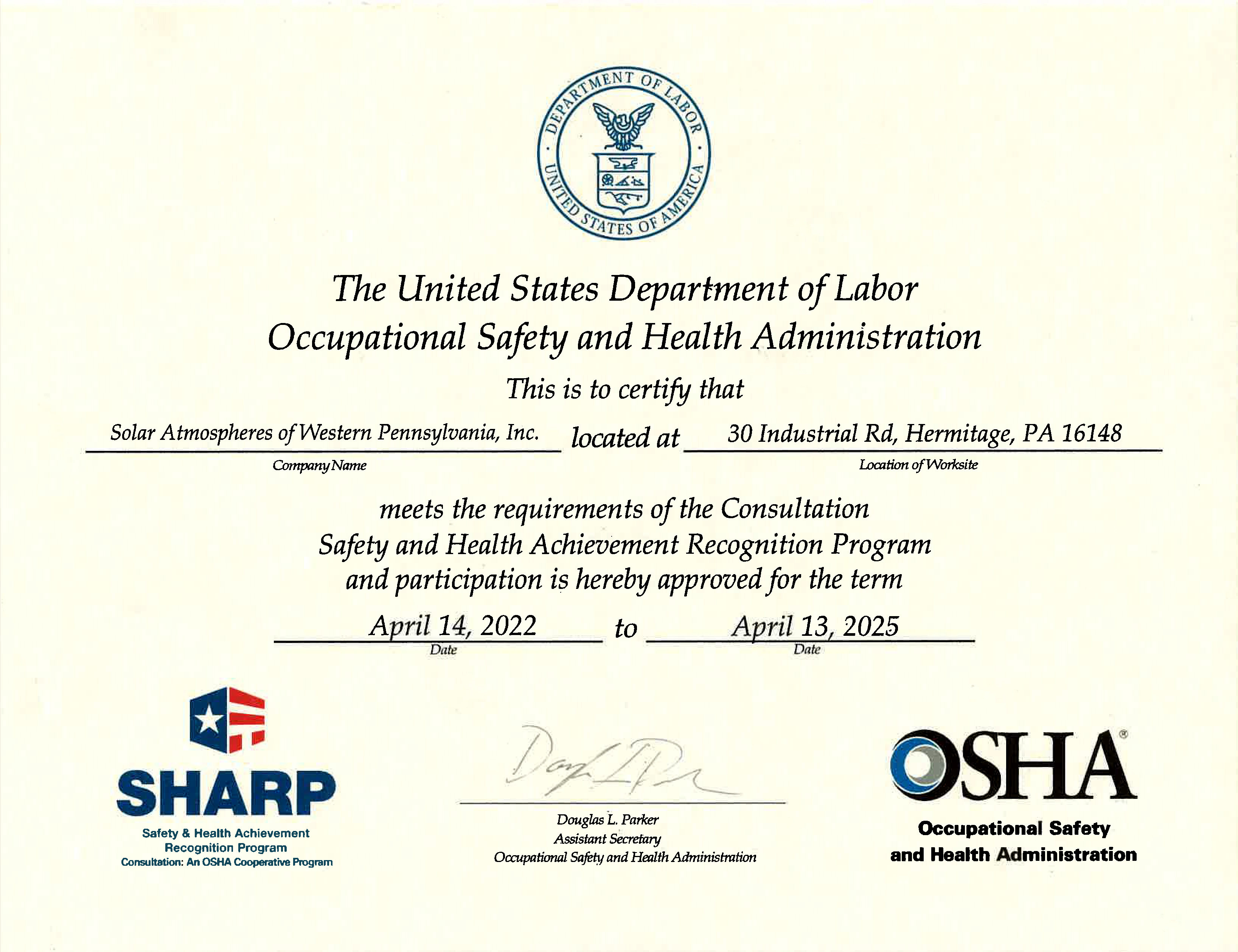 Sawpa sharp cert