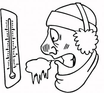 freezing cold clipart