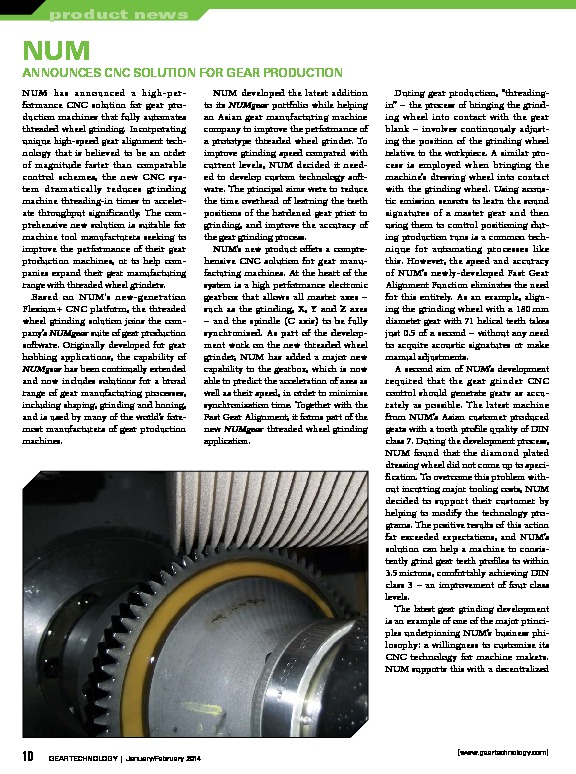 Product News | Gear Technology Magazine